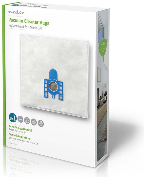 Produktbild Nedis Staubsaugerbeutel für Miele GN (4x)