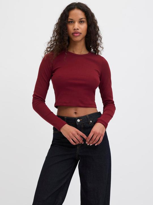 Actual product image JJXX Jxfeline Str Ls Rib Tee Jrs Noos (XS)