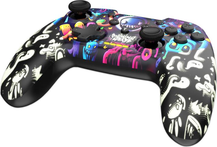 Productafbeelding Freaks and Geeks - SWITCH & PC Draadloze Bluetooth Controller - Shining Graff - Fosforescerend (Switch)