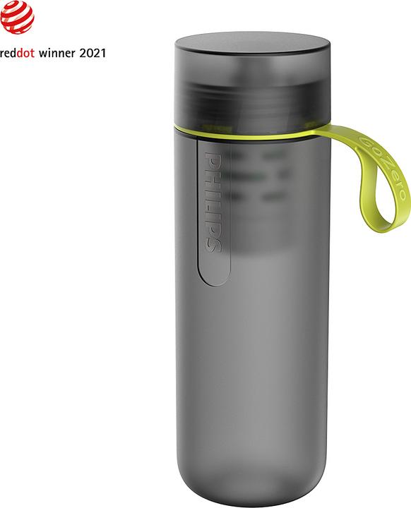 Actual product image Philips AWP2722GRR AdventureGoZero Bottle Drinking Bottle with Filter grey (0.59 l)