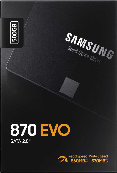 Immagine prodotto Samsung 870 EVO (500 GB, 2.5")