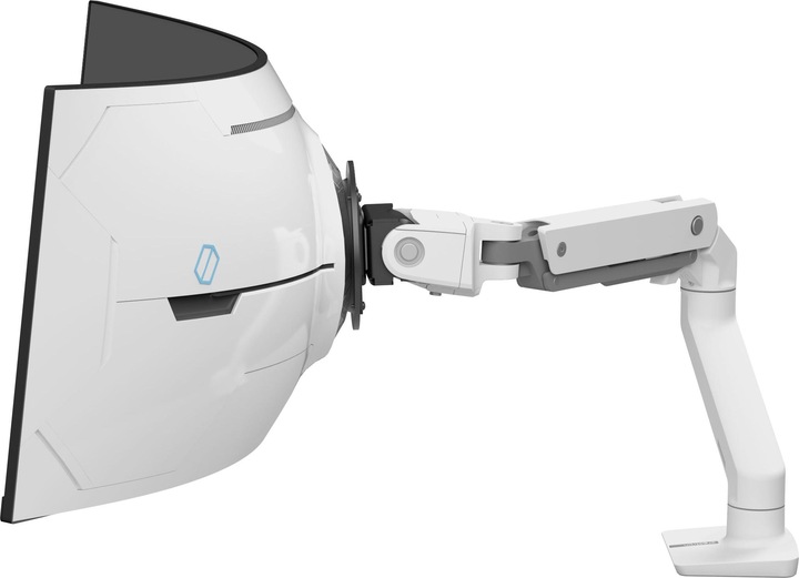 Actual product image Ergotron HX Arm With Very Heavy Duty Pivot Desk Mount White (Dining table, 57")