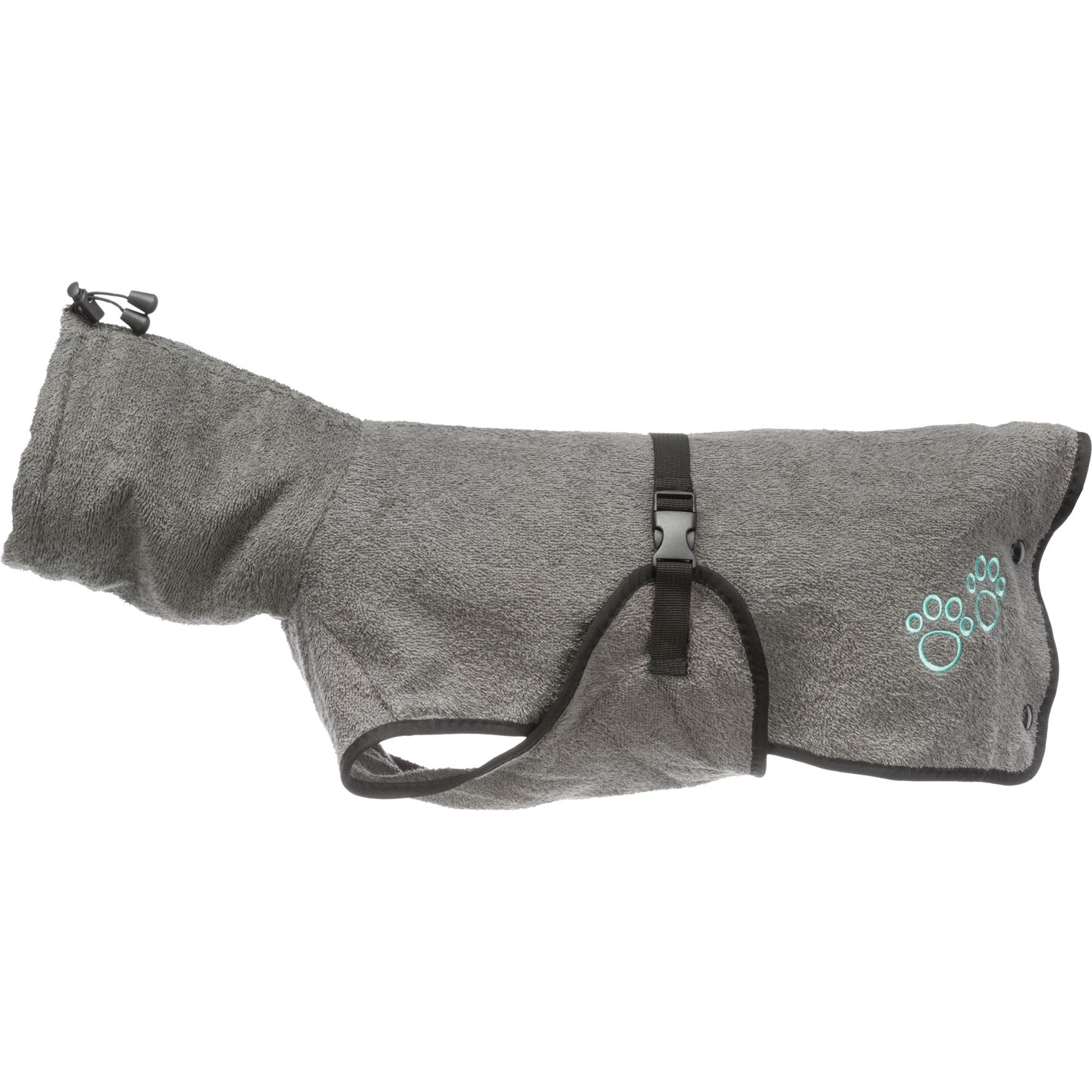 Trixie Grigio Accappatoio (L, Accappatoio Per Cani), Abbigliamento Cani