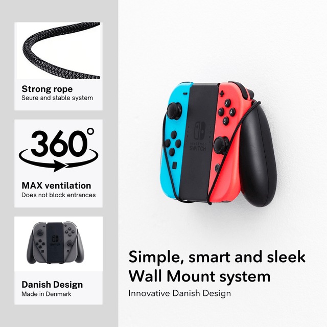 Produktbild Floating Grip Nintendo Joy-Con Controller Wandhalterung (Switch)
