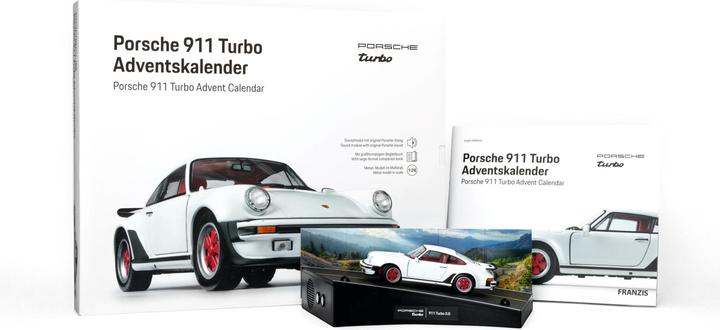 Immagine prodotto Porsche 911 Turbo Adventskalender 1:24 Grand-Prix-Weiss