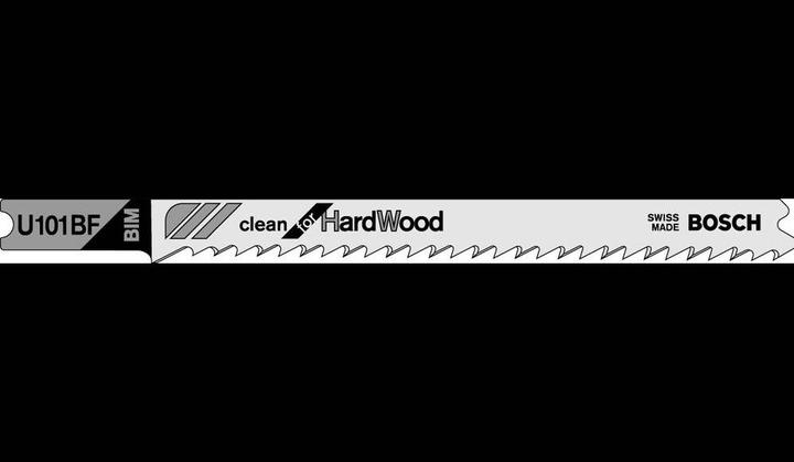 Produktbild Bosch Zubehör Stichsägeblatt BIM, U 101 BF Clean for Hard Wood