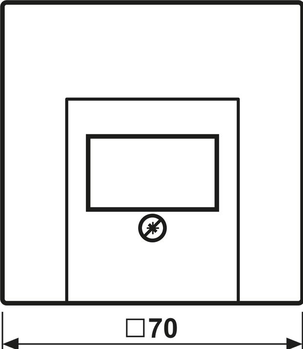 Produktbild JUNG Abdeckung