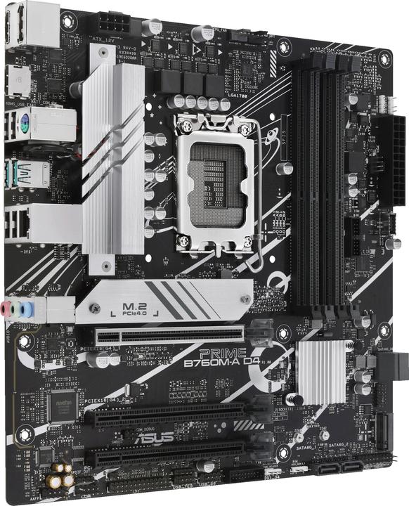 Actual product image ASUS PRIME B760M-A D4-CSM (LGA 1700, Intel B760, mATX)