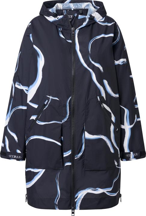 Actual product image Ulla Popken Wave Print Rain Coat (42, 44)