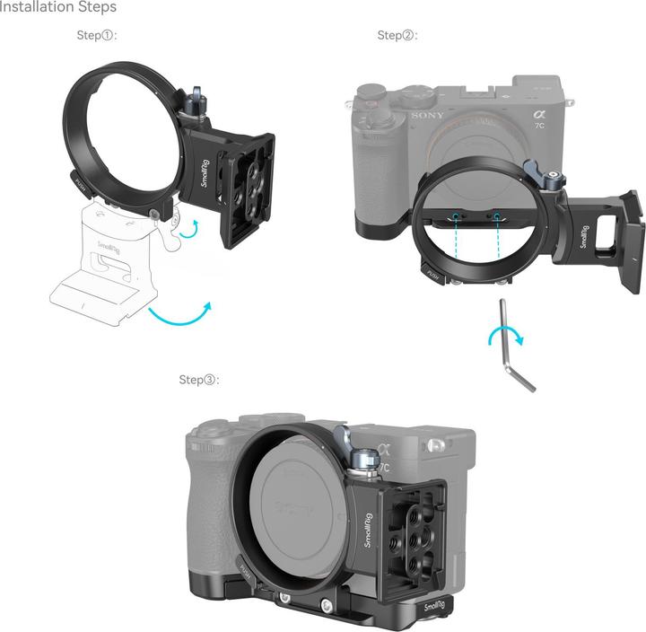 Image du produit SmallRig Adaptateur horizontal-vertical Plaque, type d'accessoire