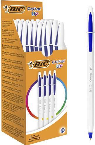 Image du produit Bic Stylo à bille Cristal Up, couleur du trait : bleu, 20 pcs (20x)