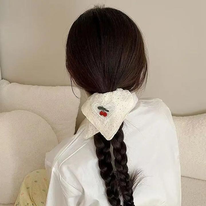 Immagine prodotto Activity Board Elastisches Haarband Kopfschmuck Quadratischer hohler Stoffschal süss 1 stück Haarschmuck