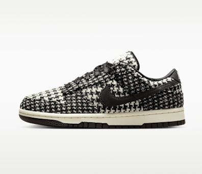 Produktbild Nike Dunk Low Harris Tweed White Black Multi (Women's) (43)