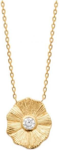 Image du produit Lara COLLIER Plaqué or - 40+2+3 - ZIRCONIA - FLEUR