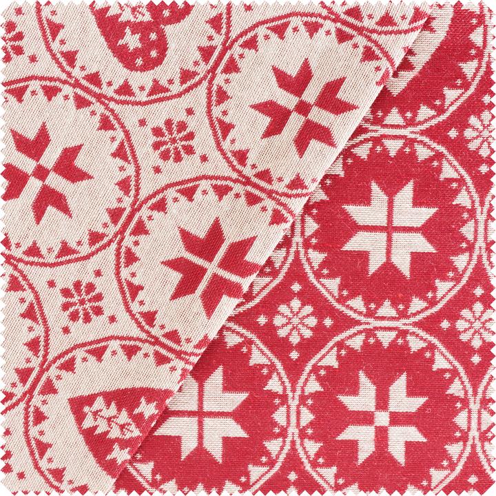 Actual product image VBS Jacquard fabric "Christmas", both sides, 140 cm wide, yard goods