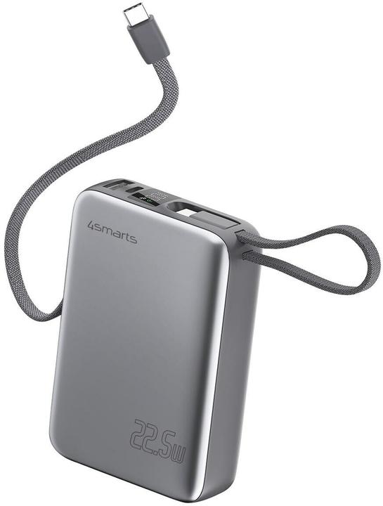 Produktbild 4smarts Powerbank Pocket Dual Cord (20000 mAh, 22.50 W, 77 Wh)