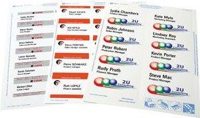 Actual product image Avery Insertable labels