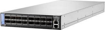 HPE Commutateur mi-largeur 100GbE 16QSFP28 Power to Connector Airflow SN2100M avec NVIDIA Cumulus (16 Ports)