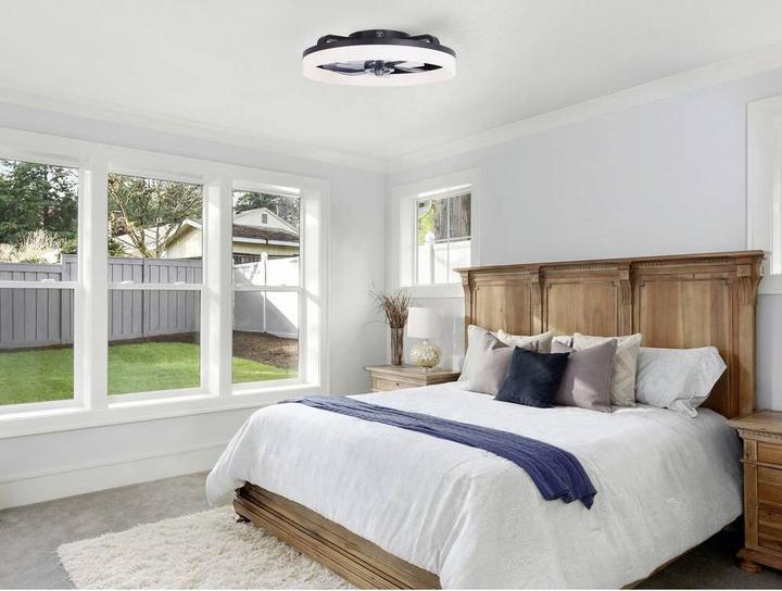 Actual product image Westinghouse Deckenventilator 20 W (Ø x H) 500 mm x 165 mm Schwarz Timer, mit