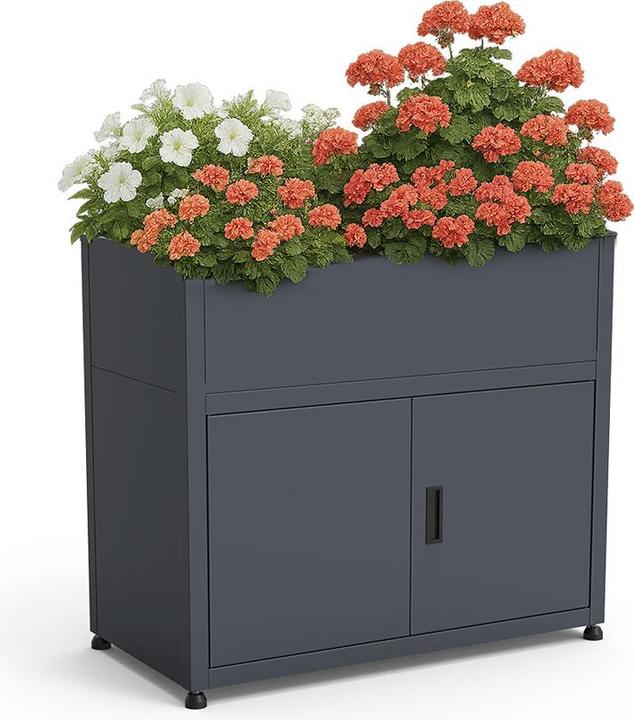 Holmberg Hochbeet mit Staufächer 1055 x 508 x 851mm