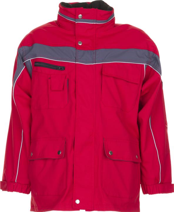 Actual product image Planam Plaline workwear all-weather jacket red slate size XS (XS)