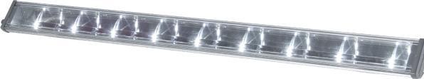 AkvaStabil LED's 800mm 9x3W, hvid 6500K. U.driver