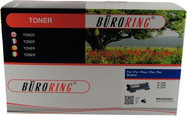 Produktbild Büroring Toner Cartridge, ersetzt Brother TN-2220, ca. 2.600 Seiten, schwarz