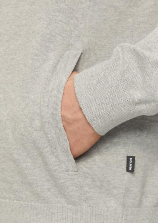 Immagine prodotto S.Oliver Strickjacke Zip-Jacke aus feinem Strick mit Stehkragen (3XL)