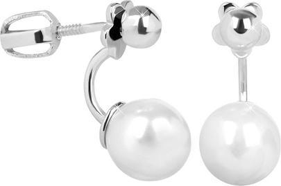 Produktbild Brilio Silver - Silver earrings with synthetic pearl 2 in 1 438 001 01786 04 (Synthetische Steine)