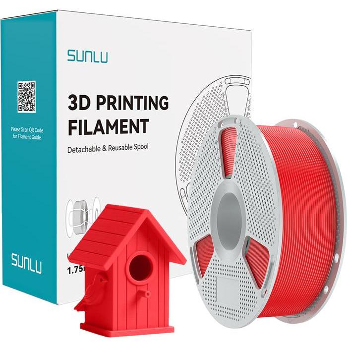 Sunlu ASA-Filament (Rot) (ASA), Filamenti stampa 3D, Rosso