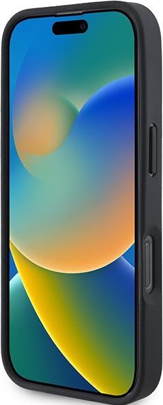 Produktbild BMW BMHCP16XSLLBK iPhone 16 Pro Max 6.9" czarny/black hardcase Leather Hot Stamp (Apple iPhone 16 Pro Max)