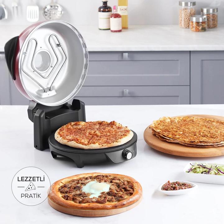 Produktbild Karaca Gastro 10 in 1 Pizza und Lahmacun Maschine Rot