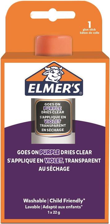 Elmer's Klebestift Disappearing 22 g, Violett