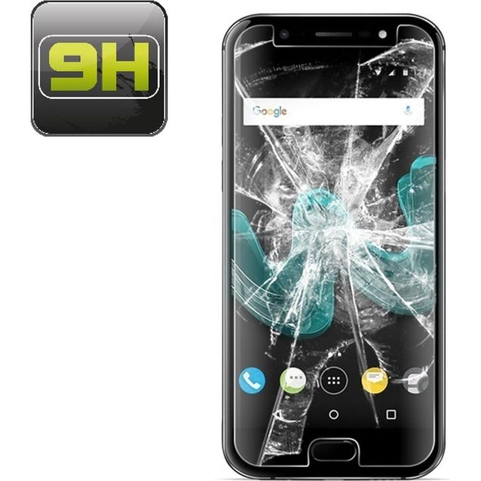 Protectorking 3x echtes Tempered 9H Panzerhartglas 3D KLAR (1 Stück, Wiko WIM), Smartphone Schutzfolie, Transparent