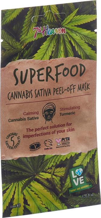 Actual product image 7th Heaven Cannabis Sativa Peel-off (10 ml)