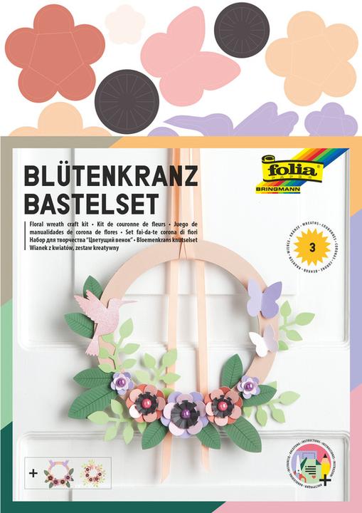 Image du produit Folia Set de bricolage couronne de fleurs