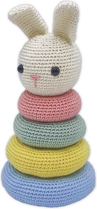 Actual product image Hardicraft Rabbit Stacking Tower - Crochet Set