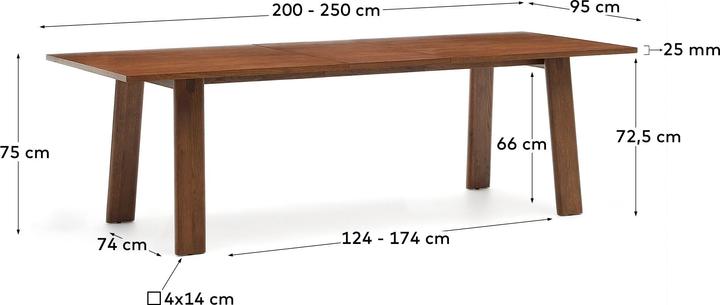 Produktbild Kave Home Arlen (95 x 200 x 75 cm)