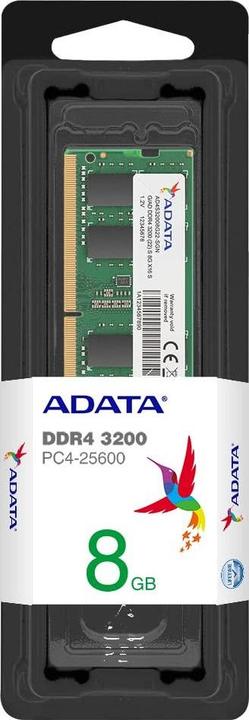Productafbeelding Adata Premier serie (1 x 8GB, 3200 MHz, DDR4 RAM, SO-DIMM)
