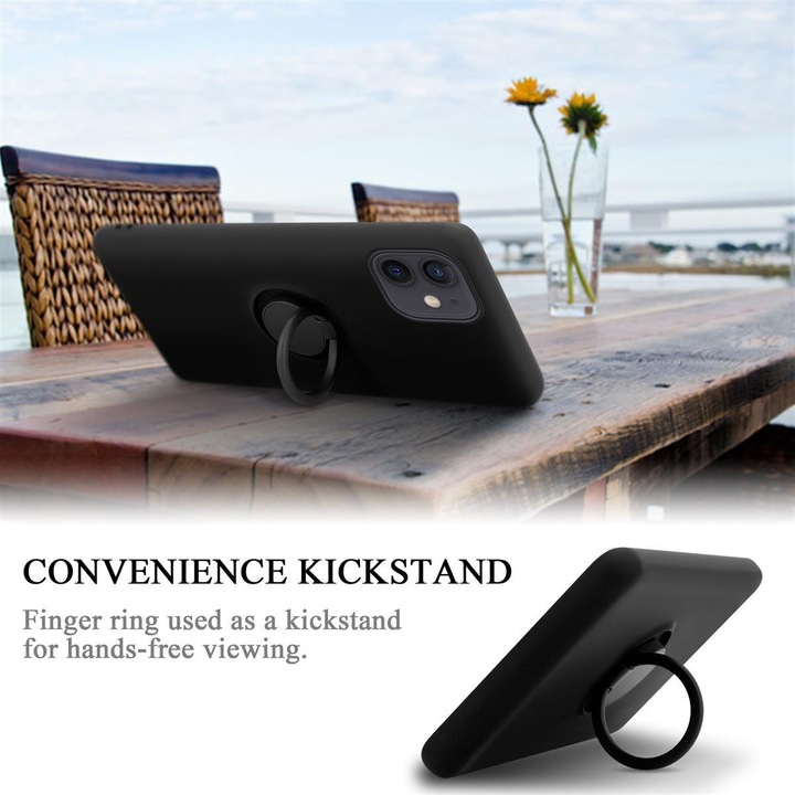 Actual product image Cadorabo TPU Liquid Ring Silicone Case Cover (Apple iPhone 12 mini)