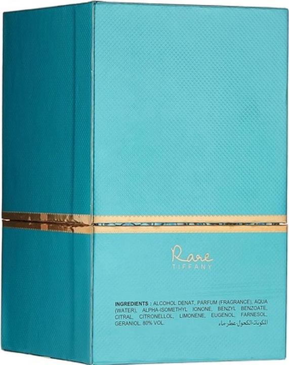 Actual product image Afnan Rare Tiffany by Eau de Parfum Spray 100 ml (Eau de parfum, 100 ml)