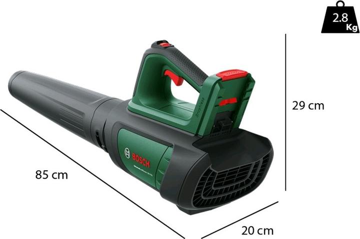 Actual product image Bosch Home & Garden Advanced Leaf Blower 36V-750 Solo (Rechargeable battery operated, Leaf blower)