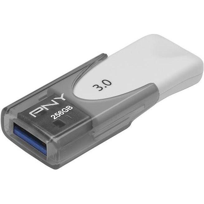 PNY USB3 Attaché 4 (256 GB, USB 3.0), USB Stick, Grau