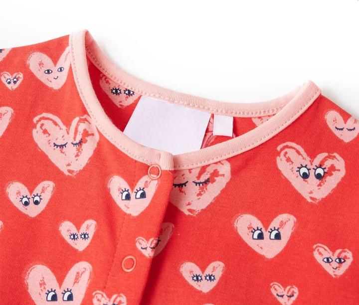 Immagine prodotto VidaXL Tutina per bambini rosso 92,Materiale: 95% cotone. 5 (92)