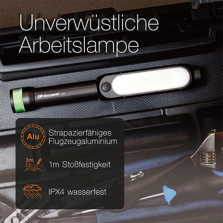 Actual product image GP Discovery C34 work light 30 h 217.5 (550 lm)