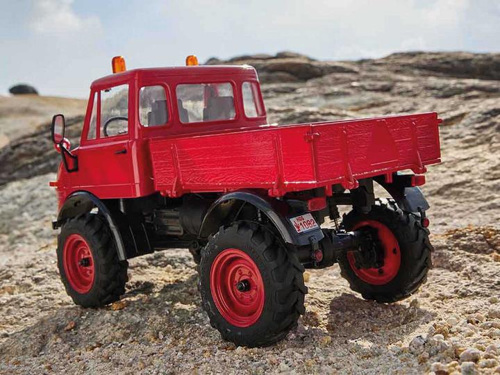 Immagine prodotto FMS FXC24 Unimog 421 1:24 rosso - RTR 2.4GHz (RTR pronto all'uso)