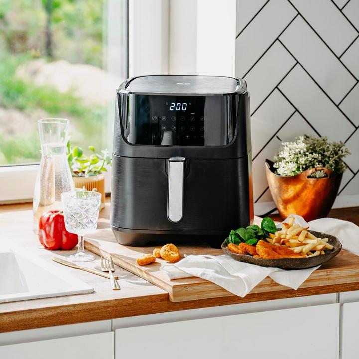 Produktbild Adler Tischgrill AD 6317 Air Fryer Ofen, 12 Programme, 5,5 L, Schwarz
