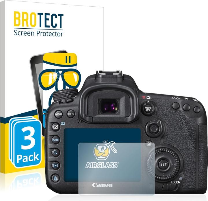 Produktbild BROTECT AirGlass Panzerglasfolie (Displayschutz, EOS 7D MK II)