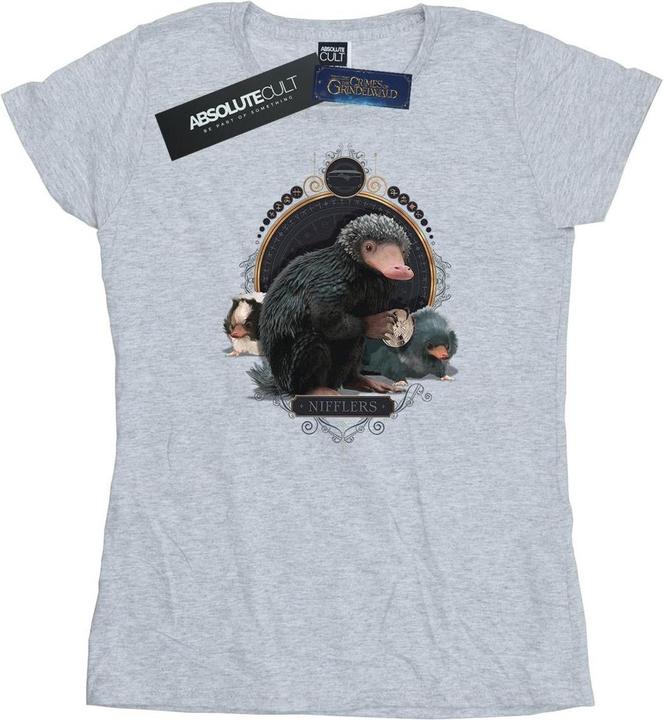 Actual product image Fantastic Beasts Womens/Ladies Baby Nifflers Cotton T-Shirt (XXL)
