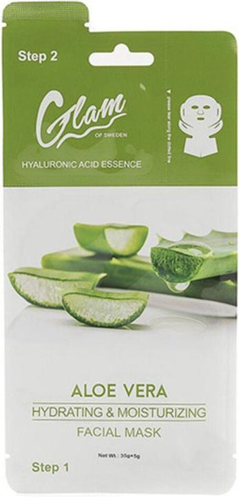 Glam Of Sweden Aloe Vera Hydrating & Moisturizing Facial Mask 35 + 5 g (40  g)